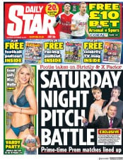 Daily Star () Newspaper Front Page for 18 November 2017