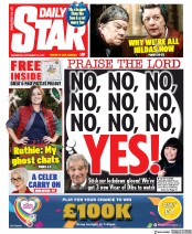 Daily Star () Newspaper Front Page for 18 November 2020