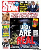 Daily Star () Newspaper Front Page for 18 May 2022