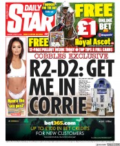 Daily Star () Newspaper Front Page for 18 June 2019