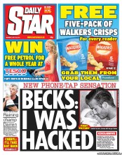 Daily Star () Newspaper Front Page for 18 July 2011