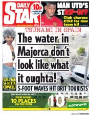 Daily Star () Newspaper Front Page for 18 July 2018