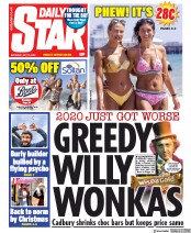 Daily Star () Newspaper Front Page for 18 July 2020