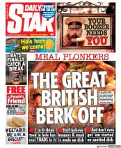 Daily Star () Newspaper Front Page for 18 September 2021