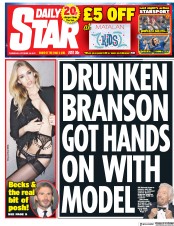 Daily Star () Newspaper Front Page for 19 October 2017