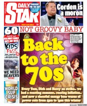 Daily Star () Newspaper Front Page for 19 October 2022
