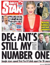 Daily Star () Newspaper Front Page for 19 November 2018