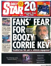 Daily Star () Newspaper Front Page for 19 December 2017