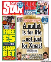 Daily Star () Newspaper Front Page for 19 December 2020
