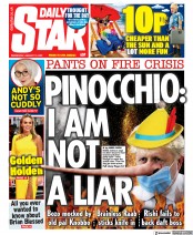 Daily Star () Newspaper Front Page for 19 January 2022