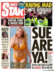 Daily Star () Newspaper Front Page for 19 April 2019