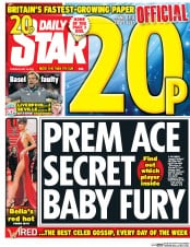 Daily Star () Newspaper Front Page for 19 May 2016