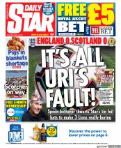 Daily Star () Newspaper Front Page for 19 June 2021