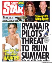 Daily Star () Newspaper Front Page for 19 July 2019
