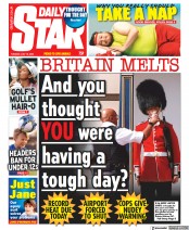 Daily Star () Newspaper Front Page for 19 July 2022