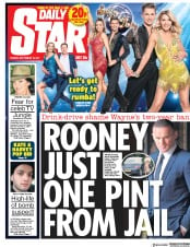 Daily Star () Newspaper Front Page for 19 September 2017