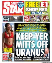 Daily Star () Newspaper Front Page for 19 September 2020