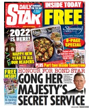 Daily Star () Newspaper Front Page for 1 January 2022