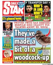 Daily Star () Newspaper Front Page for 1 February 2023