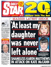 Daily Star () Newspaper Front Page for 1 March 2017