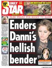 Daily Star () Newspaper Front Page for 1 April 2014