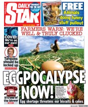 Daily Star () Newspaper Front Page for 1 April 2022