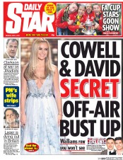 Daily Star () Newspaper Front Page for 1 June 2015