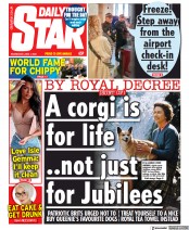 Daily Star () Newspaper Front Page for 1 June 2022