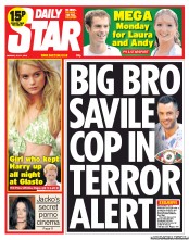 Daily Star () Newspaper Front Page for 1 July 2013