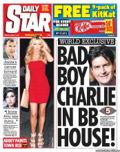 Daily Star () Newspaper Front Page for 1 August 2011