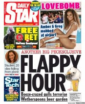 Daily Star () Newspaper Front Page for 1 August 2019
