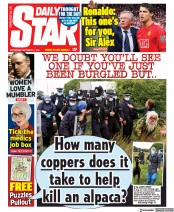 Daily Star () Newspaper Front Page for 1 September 2021