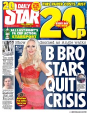 Daily Star () Newspaper Front Page for 20 January 2016