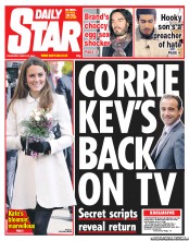 Daily Star () Newspaper Front Page for 20 March 2013