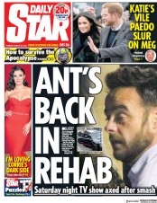 Daily Star () Newspaper Front Page for 20 March 2018