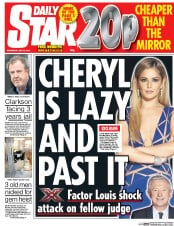 Daily Star () Newspaper Front Page for 20 May 2015