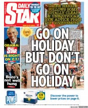 Daily Star () Newspaper Front Page for 20 May 2021