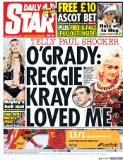 Daily Star () Newspaper Front Page for 20 June 2018