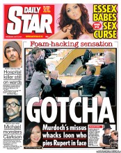 Daily Star () Newspaper Front Page for 20 July 2011