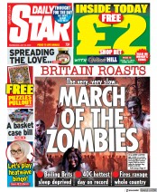 Daily Star () Newspaper Front Page for 20 July 2022