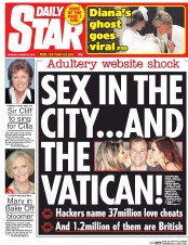 Daily Star () Newspaper Front Page for 20 August 2015