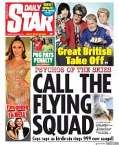 Daily Star () Newspaper Front Page for 20 August 2019