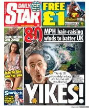 Daily Star () Newspaper Front Page for 20 August 2020