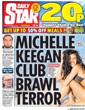 Daily Star () Newspaper Front Page for 20 September 2016