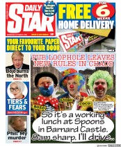 Daily Star () Newspaper Front Page for 21 October 2020