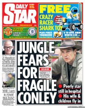 Daily Star () Newspaper Front Page for 21 November 2012