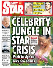 Daily Star () Newspaper Front Page for 21 November 2014