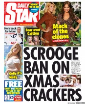 Daily Star () Newspaper Front Page for 21 November 2019