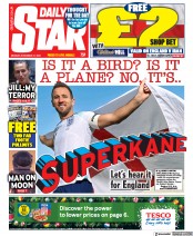 Daily Star () Newspaper Front Page for 21 November 2022