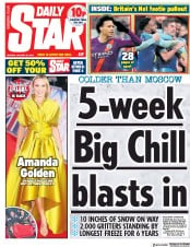 Daily Star () Newspaper Front Page for 21 January 2019